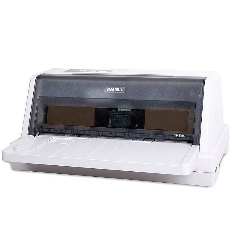得力DL-610K针式打印机(白灰)